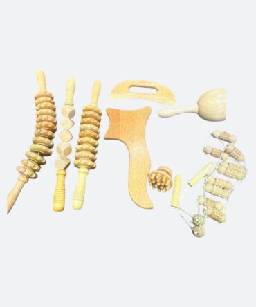 KIT DE MADEROTERAPIA CORPORAL ESTANDAR (8 PIEZAS)