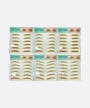 12 CEJAS ADHESIVA TATTOO