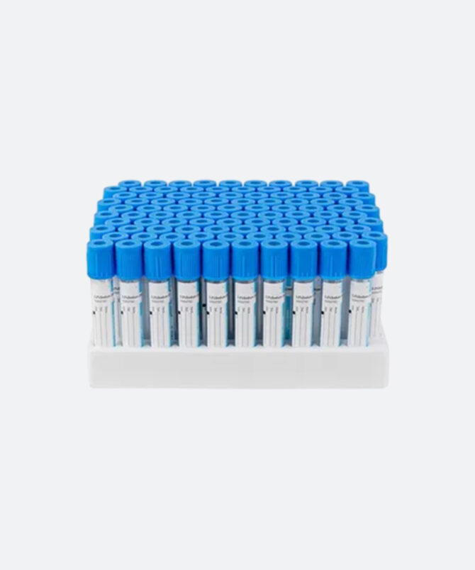 GRADILLA 100 TUBOS TAPA AZUL
