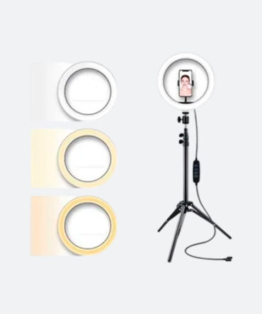 ARO DE LUZ 10'' 1 SOPORTE PARA CELULAR