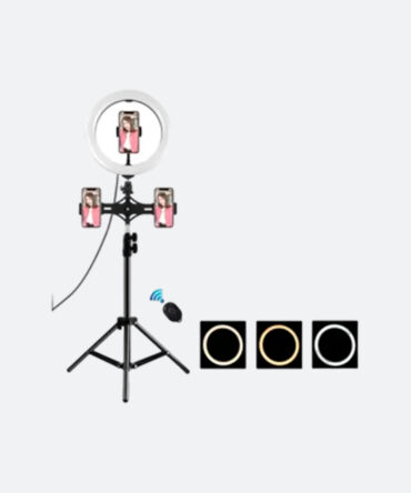 ARO DE LUZ 10" 3 SOPORTE PARA CELULAR