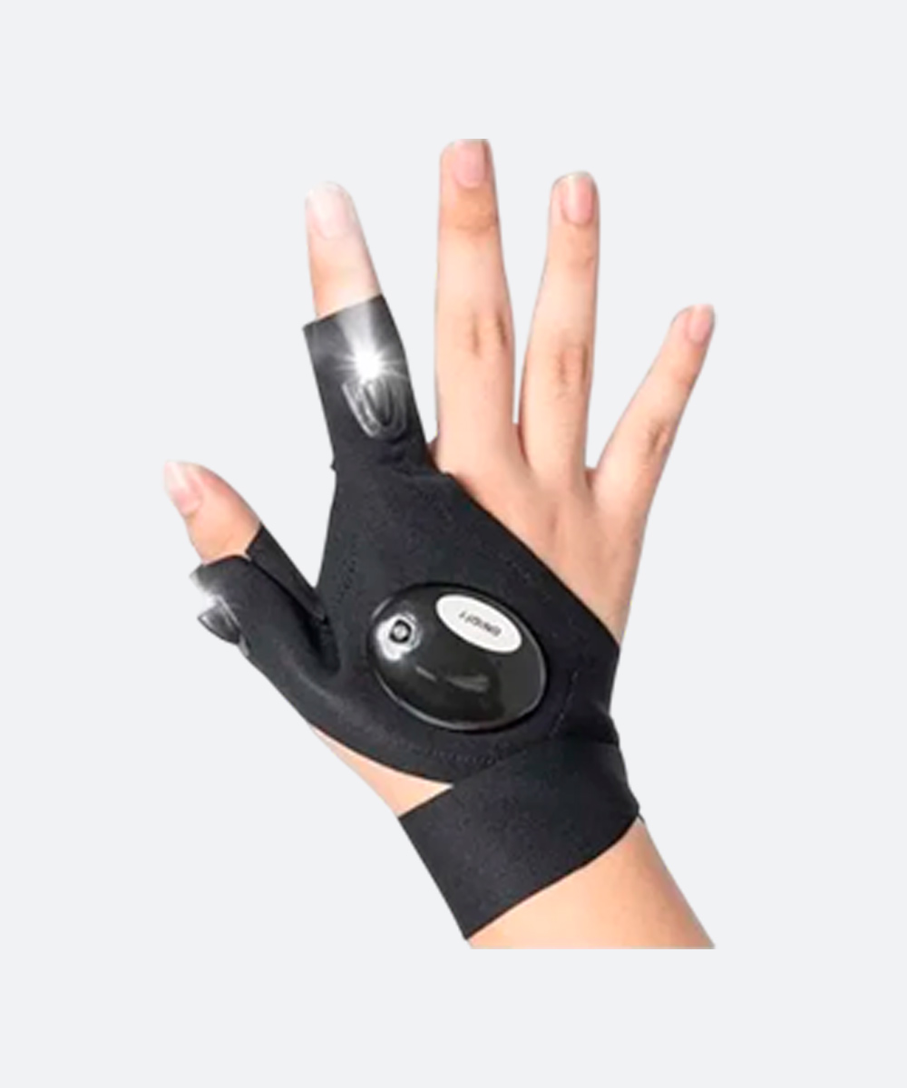 GUANTE IMPERMEABLE CON LINTERNA (UND)