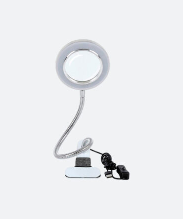 LAMPARA CON LUPA DE MESA DOBLE LUZ