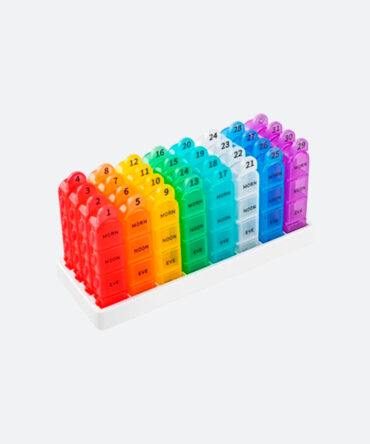 PASTILLERO ORGANIZADOR DE COLORES PARA 7 DIAS