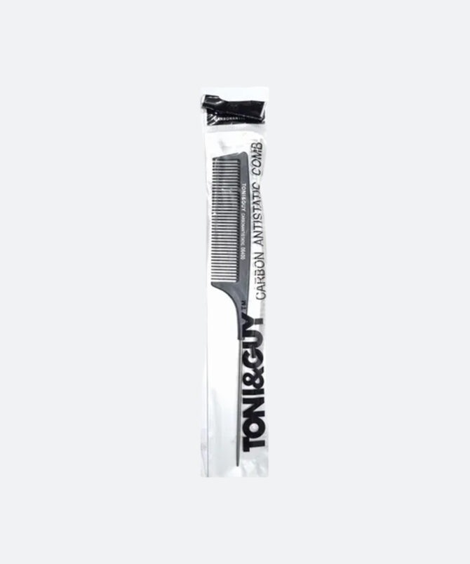 PEINE DE CARBON NEGRO PUNTA METAL