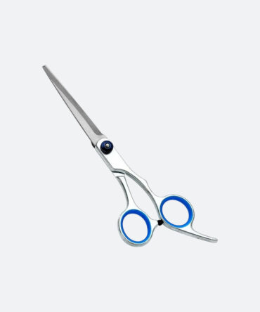 TIJERA LISA PROFESIONAL MANGO AZUL (7 PULGADAS)