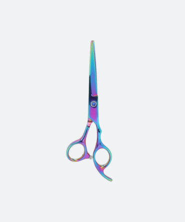 TIJERA LISA PROFESIONAL MANGO TORNASOL (7 PULGADAS)