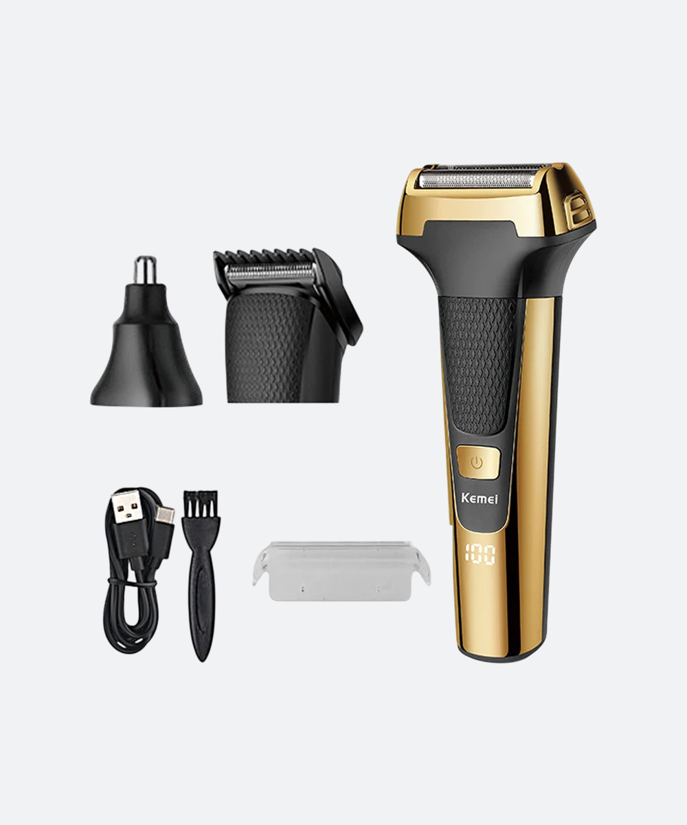 MAQUINA KEMEI DE AFEITAR KM-6551 3 EN 1