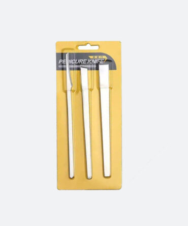 KIT 3 PIEZAS DE ACERO PEDICURE