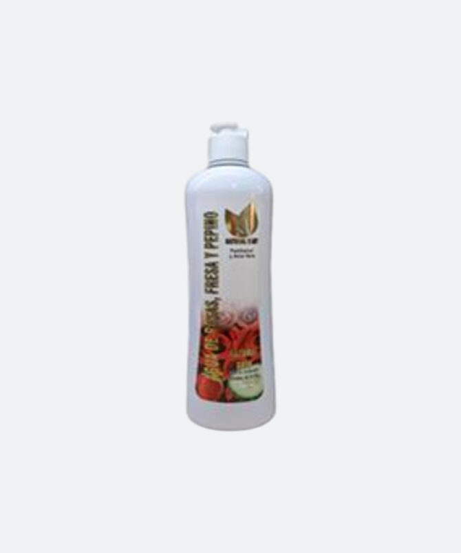 AGUA DE ROSAS, FRESA Y PEPINO 250ML