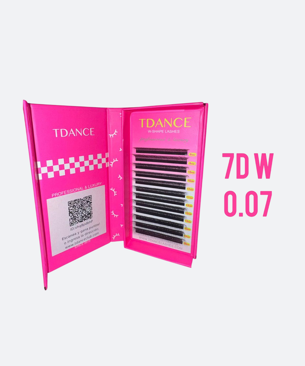 PESTAÑAS T DANCE 7D W (0.07C / 0.07D MIXTAS)